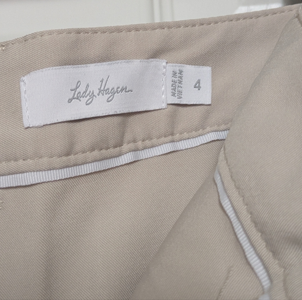 Lady Hagen Women's Tan Golf Shorts Size 4 - Picture 7 of 7